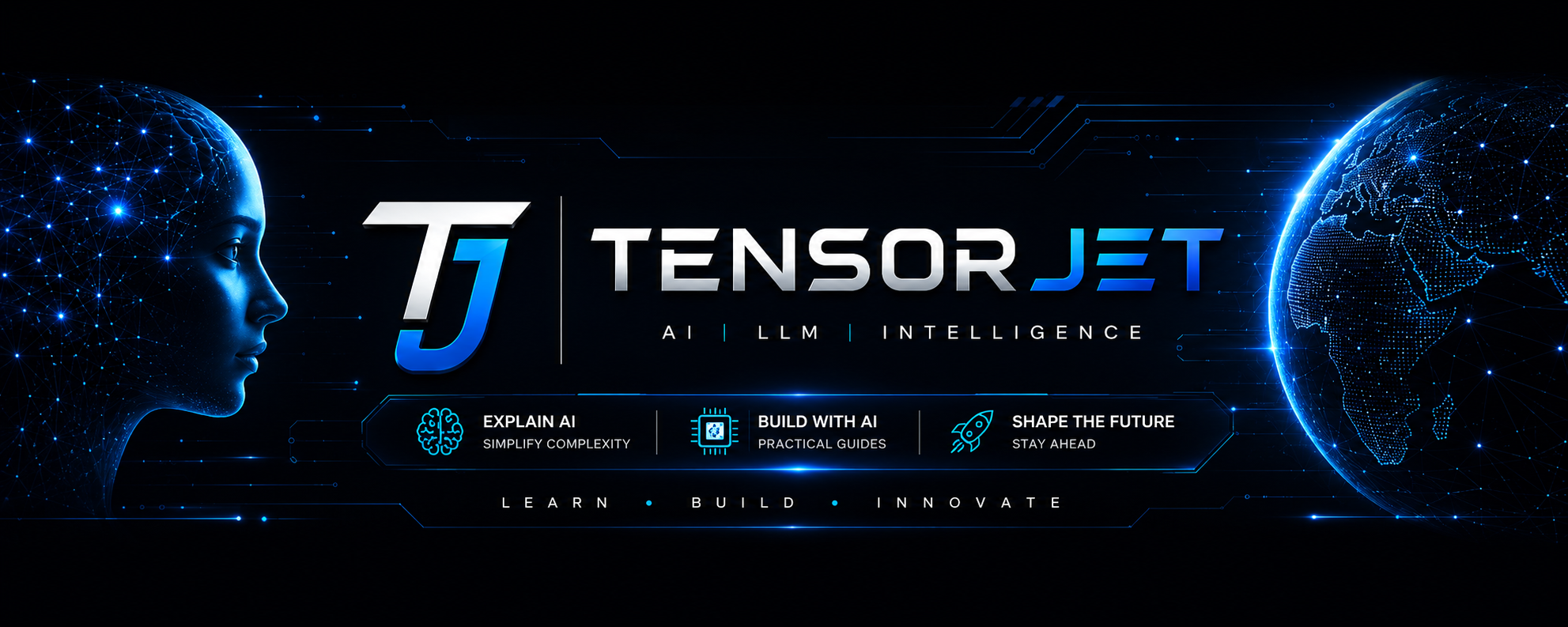 TensorJet AI brand panel